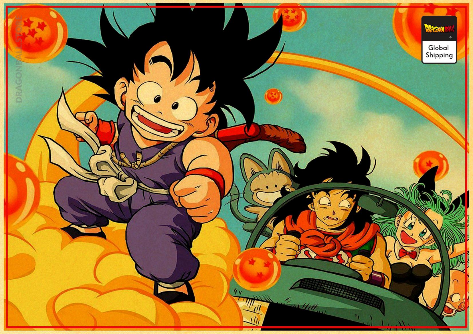 Dragon Ball Posters Goku Magic Cloud DBZ store » Dragon Ball Store