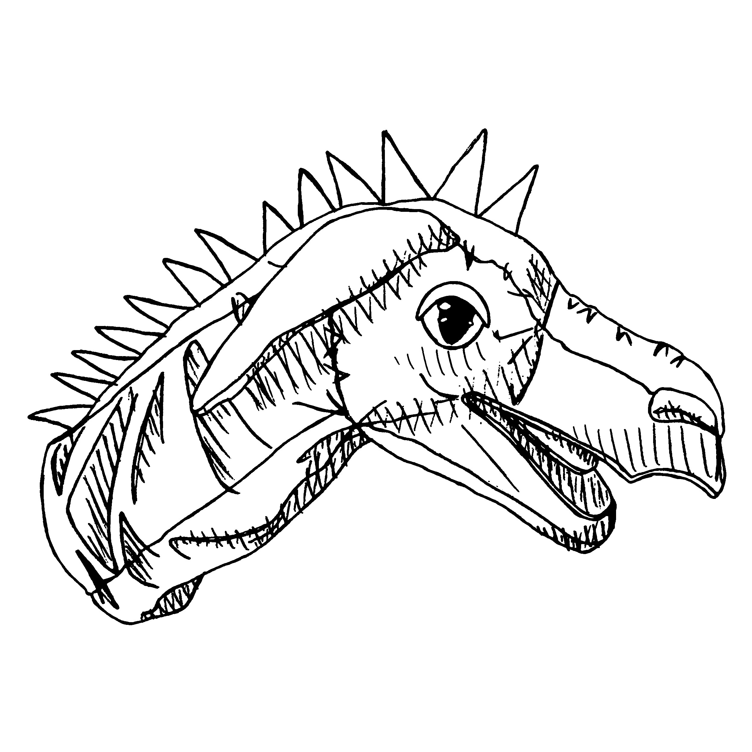 Dragon Puppet Coloring Pages