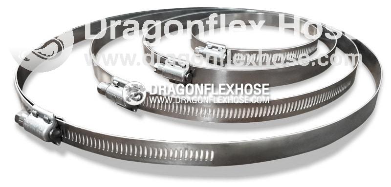 DragonFlex Hose Stainless Steel Clamp 304 เข็มขัดรัดท่อเอนก