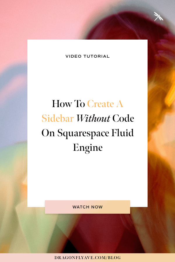 How To Create A Blog Sidebar Without Code on Squarespace Fluid Engine