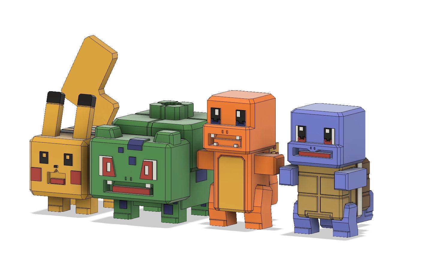 Pokémon Quest Kanto Starters Dragon Mountain Design