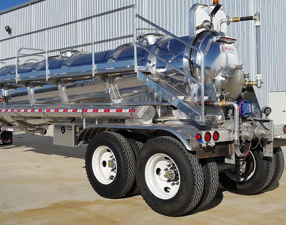 Liquid Transport Trailers Vacuum Trailers Dragon Products, LTD