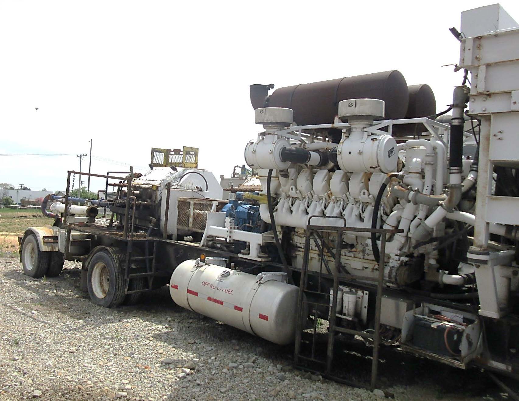 DUE 52669 2250HP TRAILERMOUNTED FRAC PUMP SOLD Dragon Used Equipment