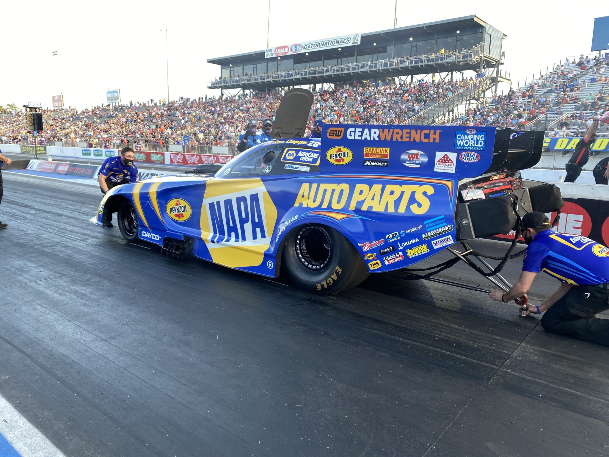Defending Gatornats Funny Car Champ Ron Capps Takes Provisional No. 1