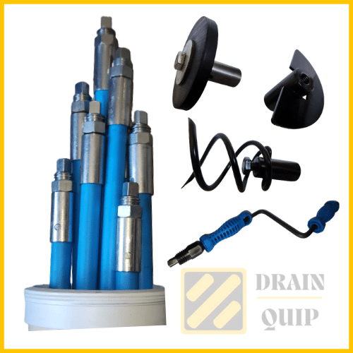 Lockfast Drain Rod Set 14Piece Quality Drain Rods