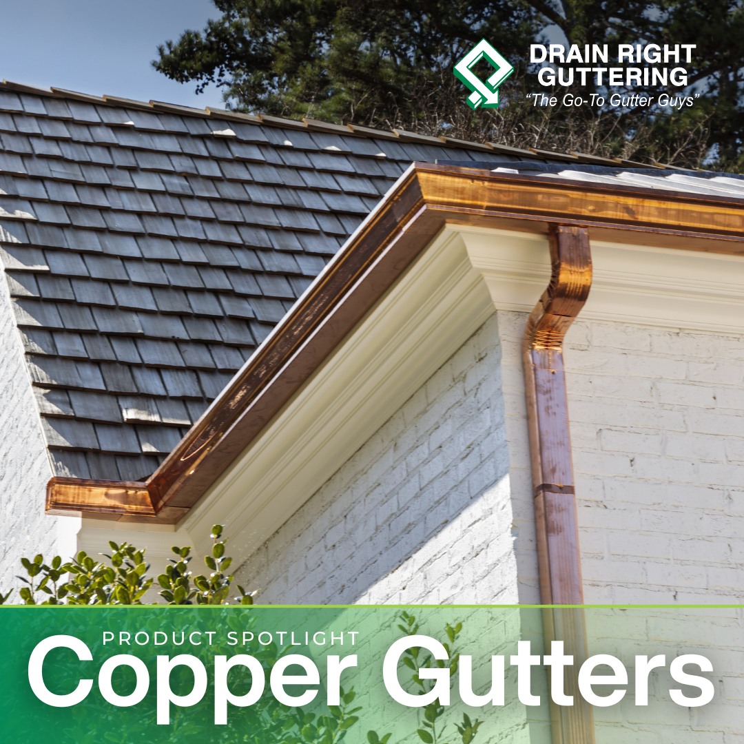 Copper Gutters System Drain Right Guttering