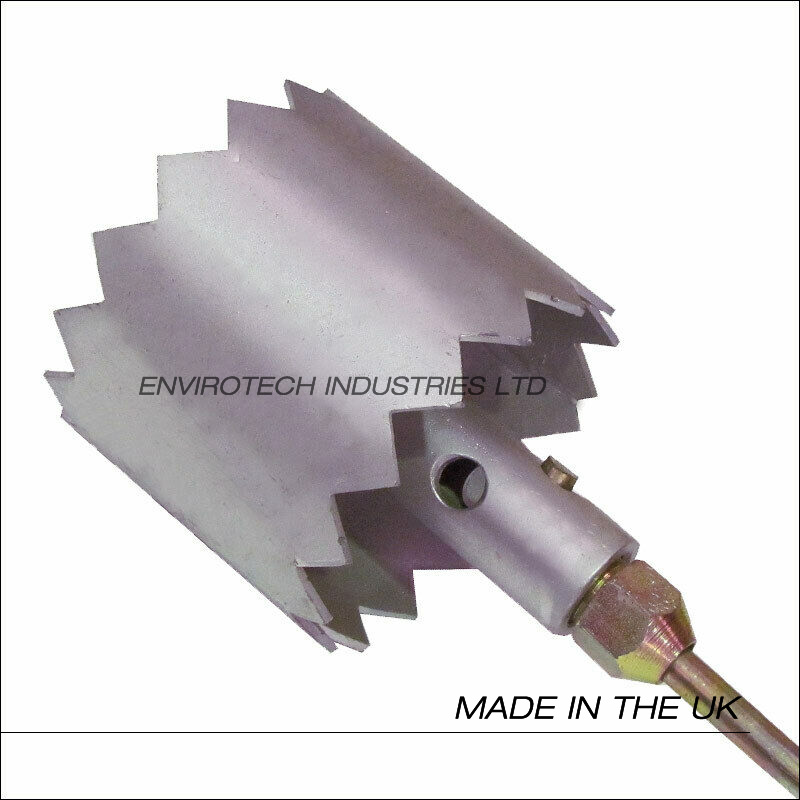 Drain roots Cutter for 4" & 6" drain pipes, for clearing blocked pipes