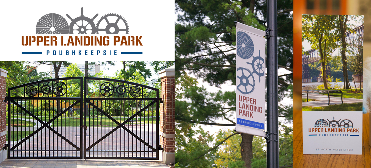 Upper Landing Park Identity and Signage System Drake Creative