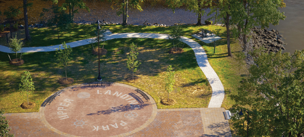 Upper Landing Park Identity and Signage System Drake Creative