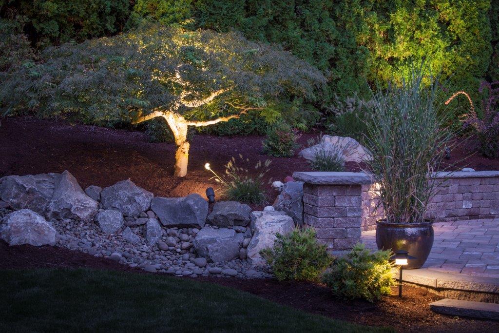Portland Outdoor Lighting Design and Installation Landscape Lighting