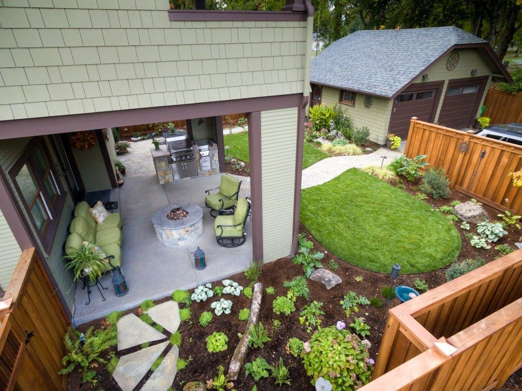 Lake Oswego Outdoor Living Room Design and Build Drake's 7 Dees