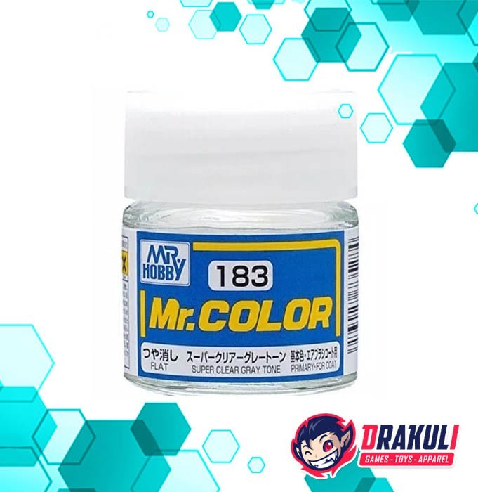 Mr. Hobby Mr. Color Model Kit Paint Super Clear Gray Tone C183 Drakuli