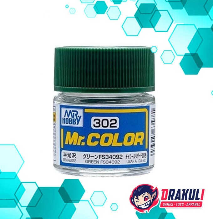Mr. Hobby Mr. Color Model Kit Paint Green FS34092 C302 Drakuli