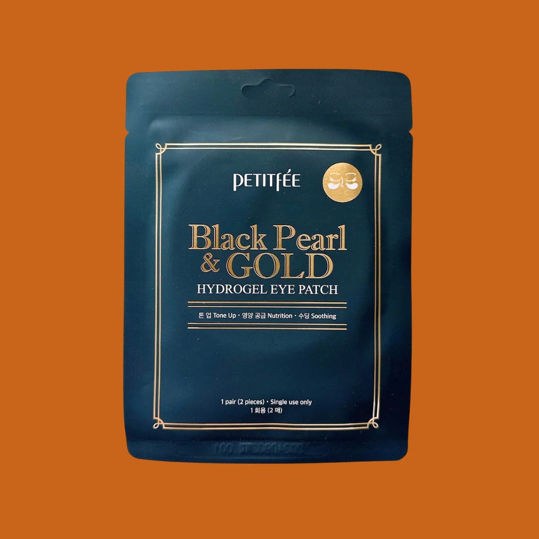 Black Pearl & Gold Hydrogel Eye Patch 1 pair Drama Beauty