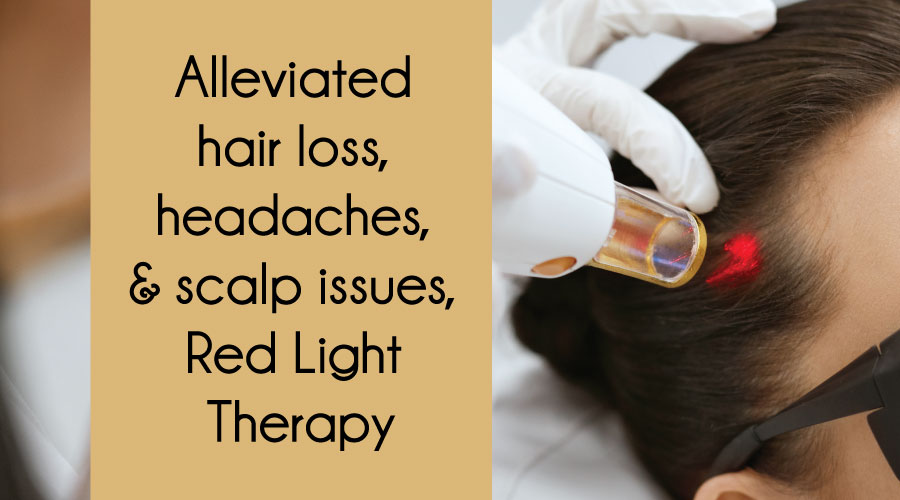 Treat hair loss with Red Light Therapy Dr. Anna Medical Aesthetics