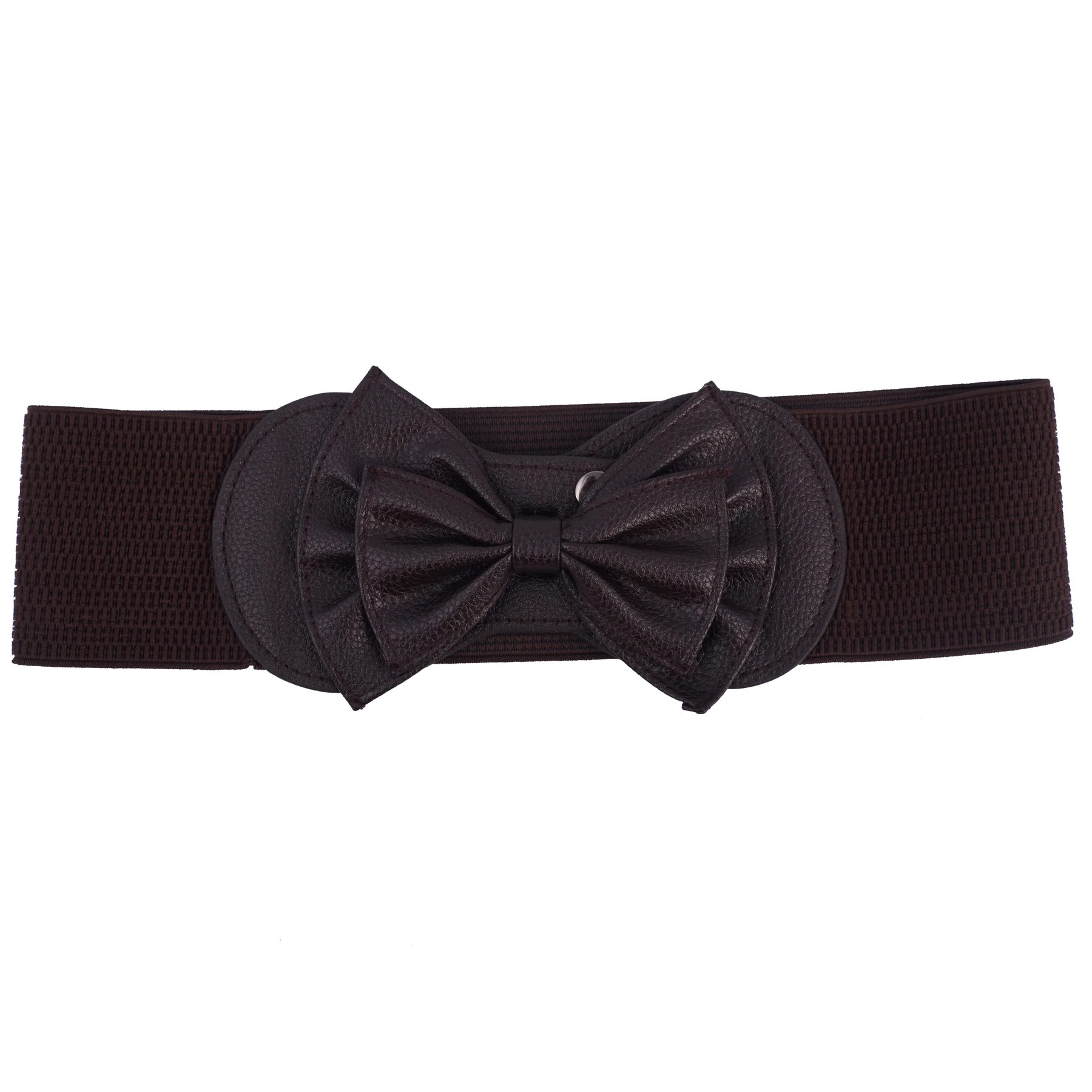 Buy Black Leather Bow Belt for women Drape Divaa