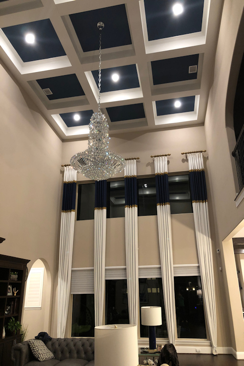 High Ceiling Drapery Workroom Houston