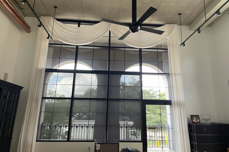 High Ceiling Drapery Workroom Houston