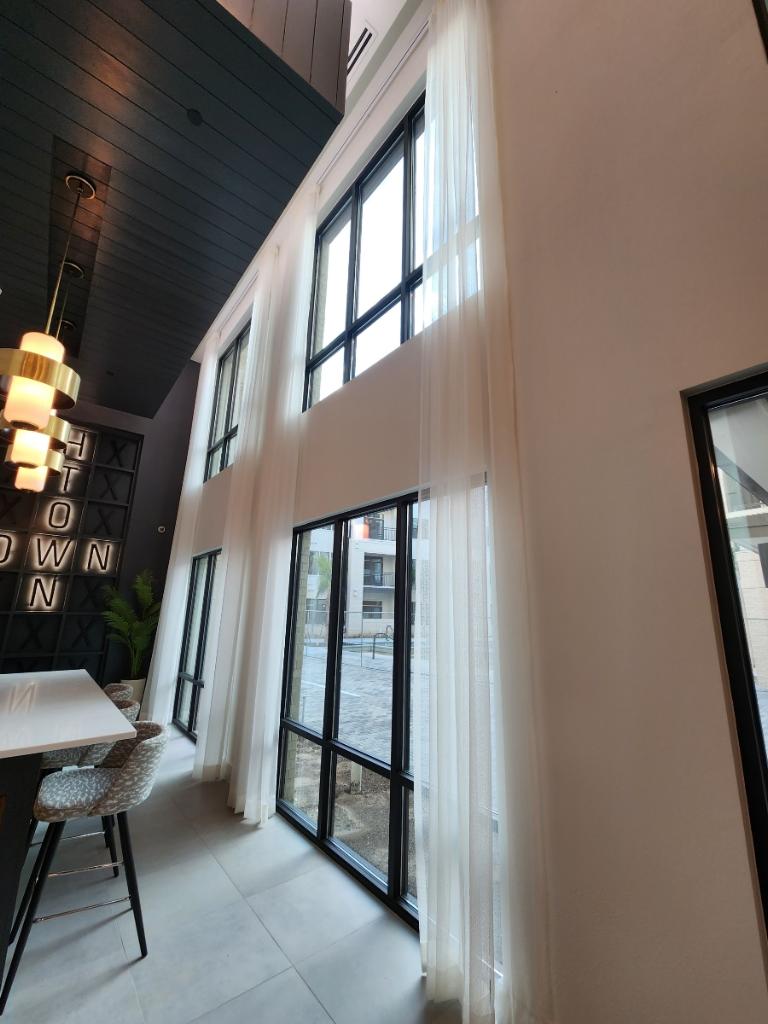 High Ceiling Drapery Workroom Houston