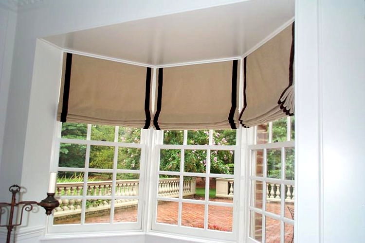 Roman Shades Drapery Workroom Houston
