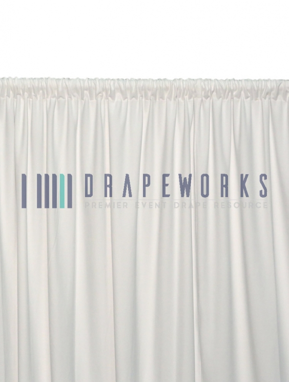 VELOUR WHITE Drapeworks