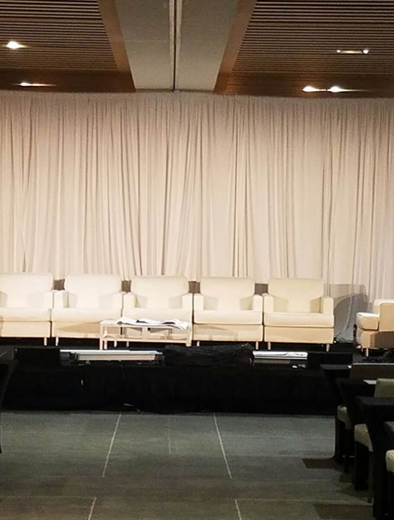 VELOUR WHITE Drapeworks