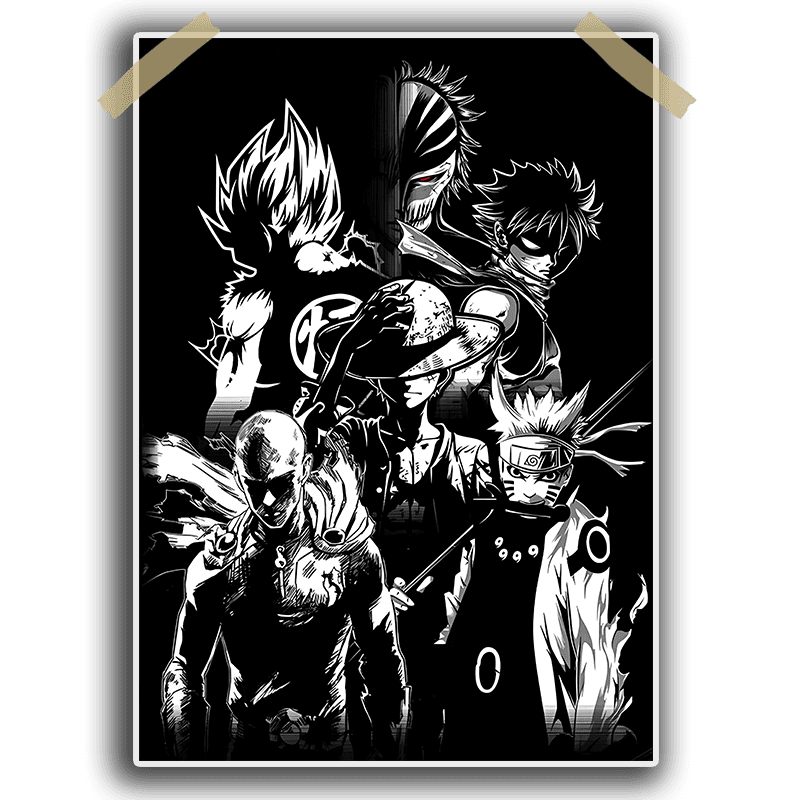 Popular Anime Poster Single Poster 13×19 inches 300 GSM Laminated