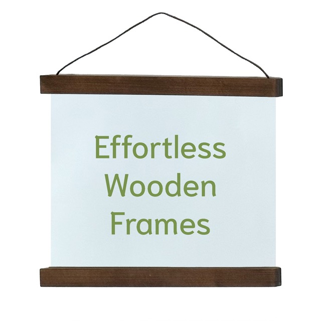 Effortless Wooden Frames Draw Botanical LLC