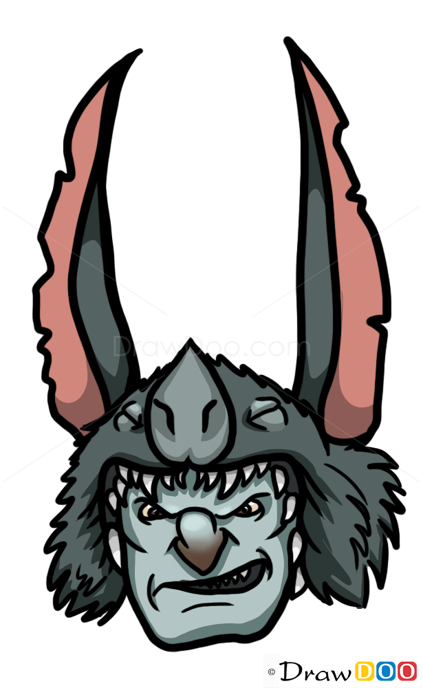 How to Draw Mandrake Face, Cartoon Characters How to Draw, Drawing