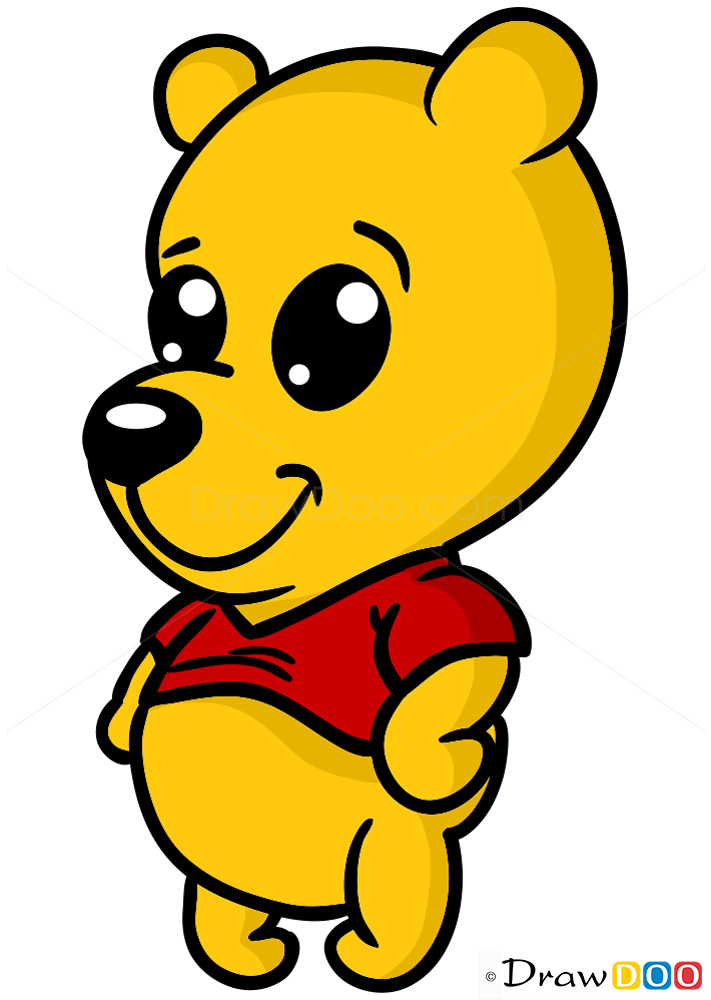I'm pretty happy with it, but i noticed that it's a bit off and i. How to Draw Winnie the Pooh, Chibi - How to Draw, Drawing ...
