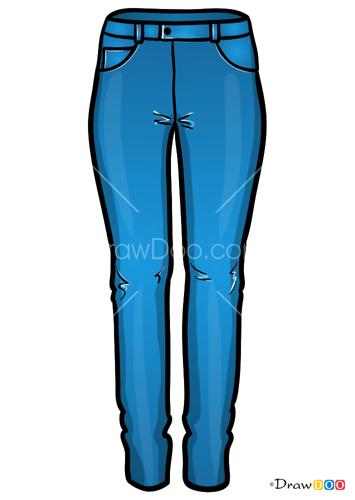 How to Draw Jeans, Clothes