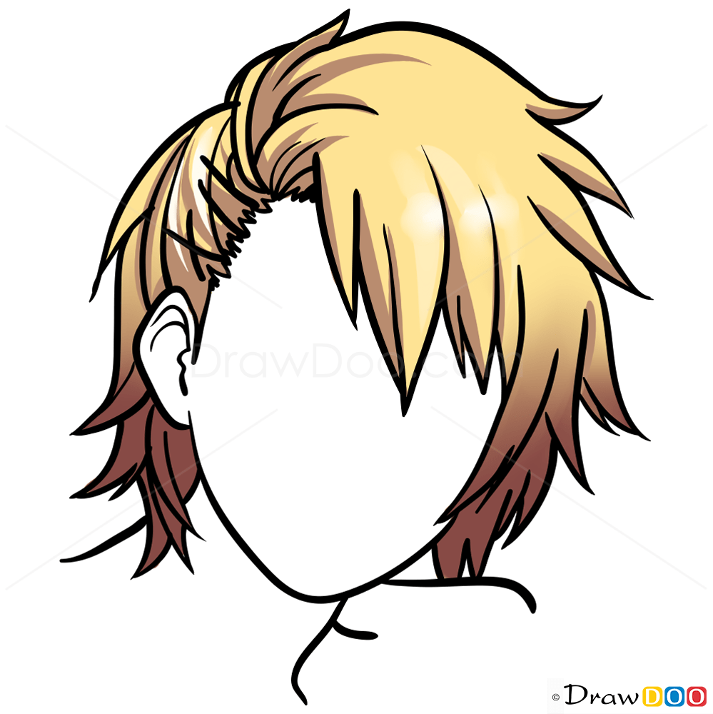 The hair, just like the eyes, is an elementary part of an anime character. Hairstyle Drawings Lesson, Step by Step Drawing