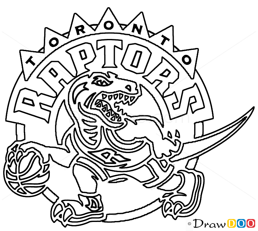 Toronto Raptors Free Coloring Pages