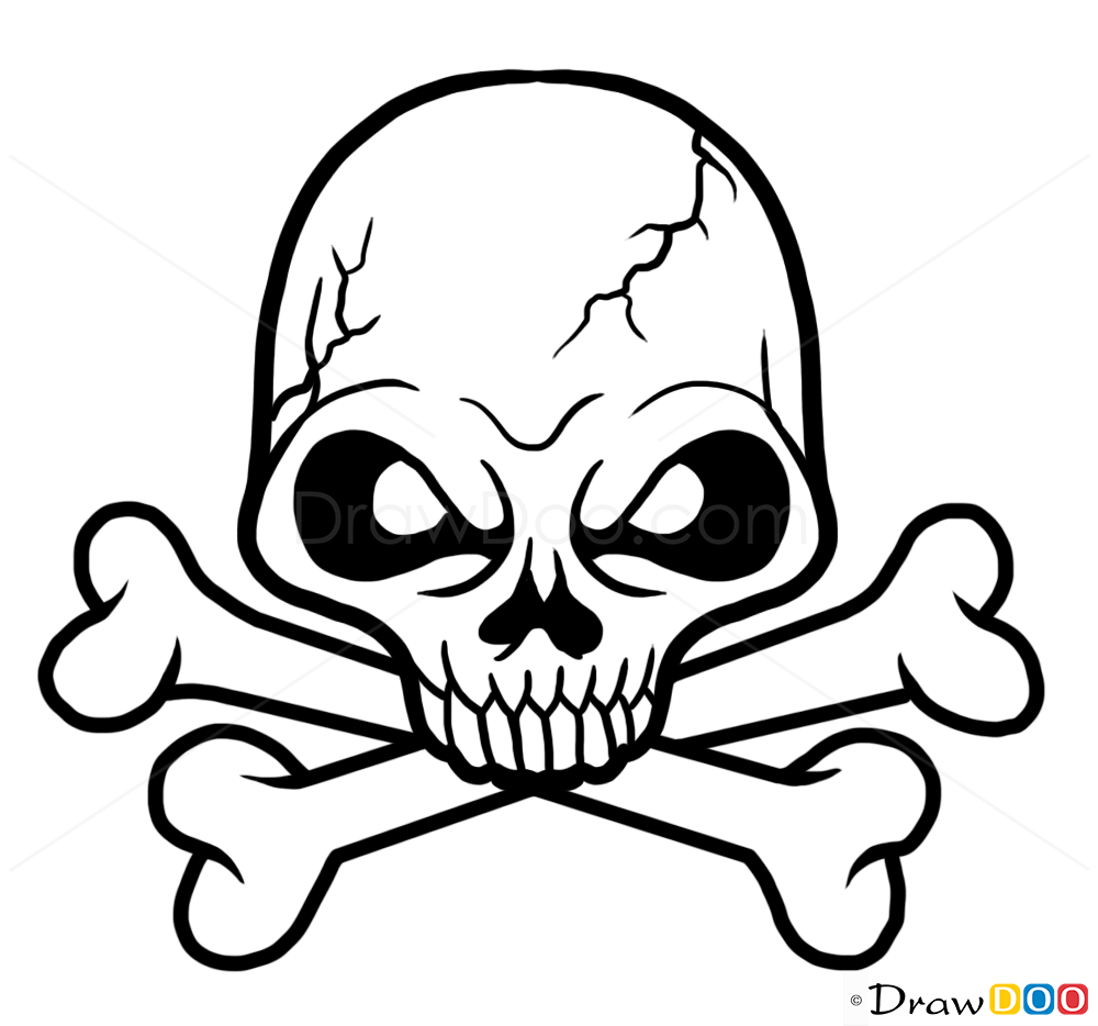 Drawings of skulls, How to Draw Tattoo Skulls