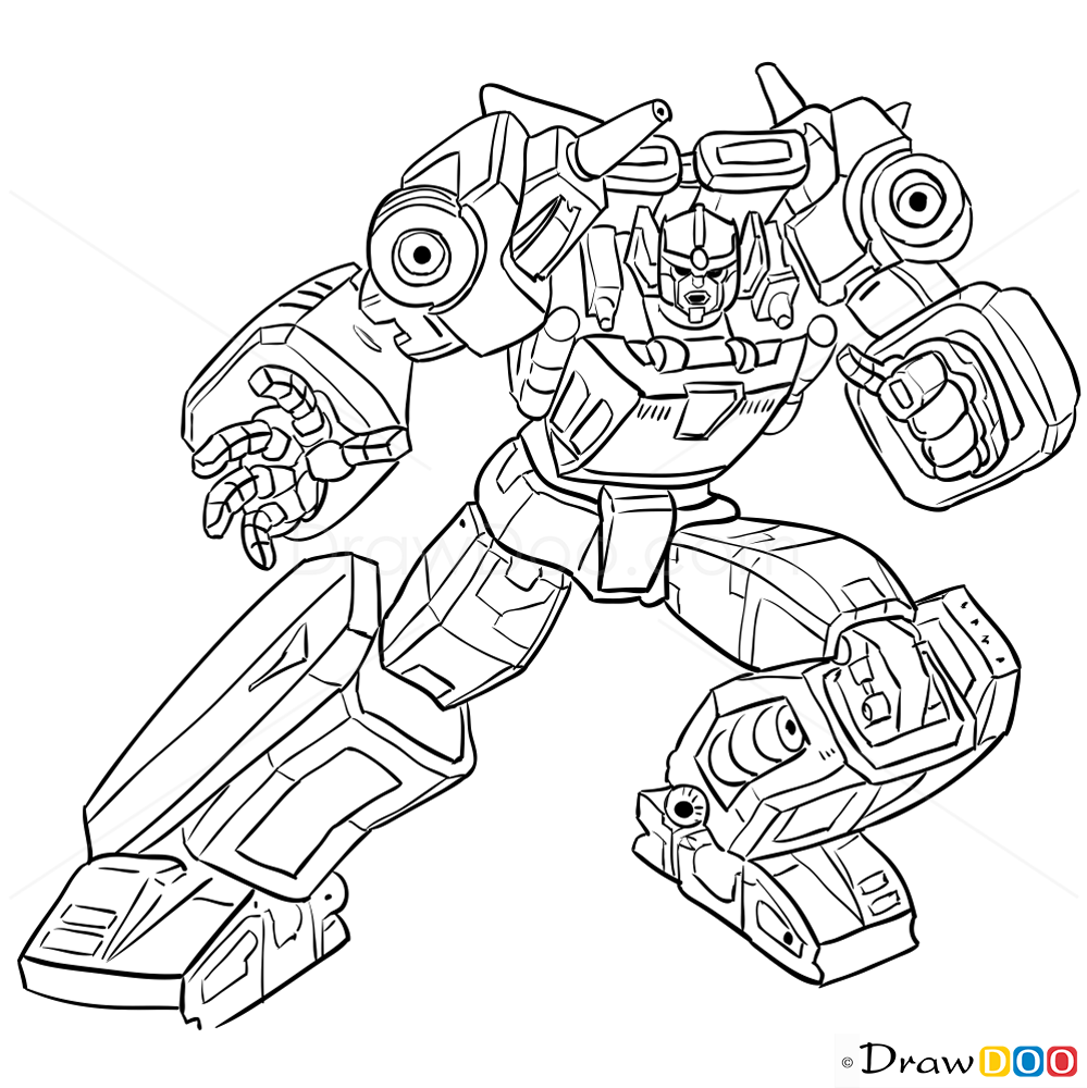 How to Draw Sunstreaker, Transformers