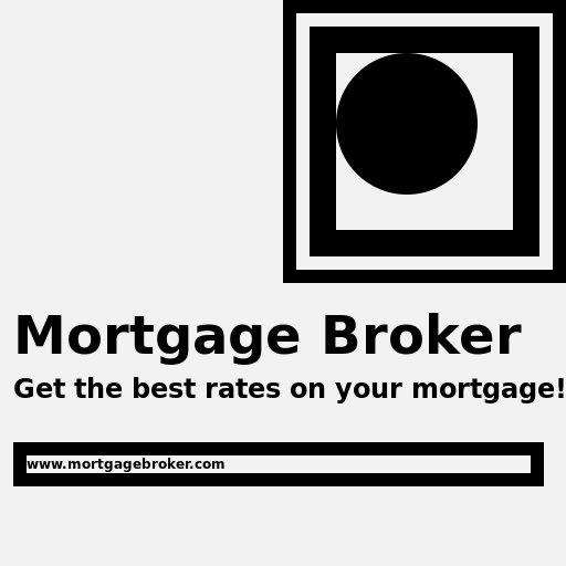 Mortgage Broker Business Card Making money look like a masterpiece