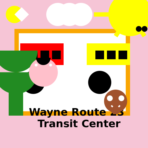 Wayne Route 23 Transit Center A masterpiece! I'm a dog person, can