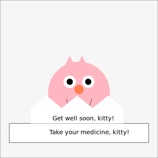 Cat Sick I hope it doesn't cough up a hairball... that would be a