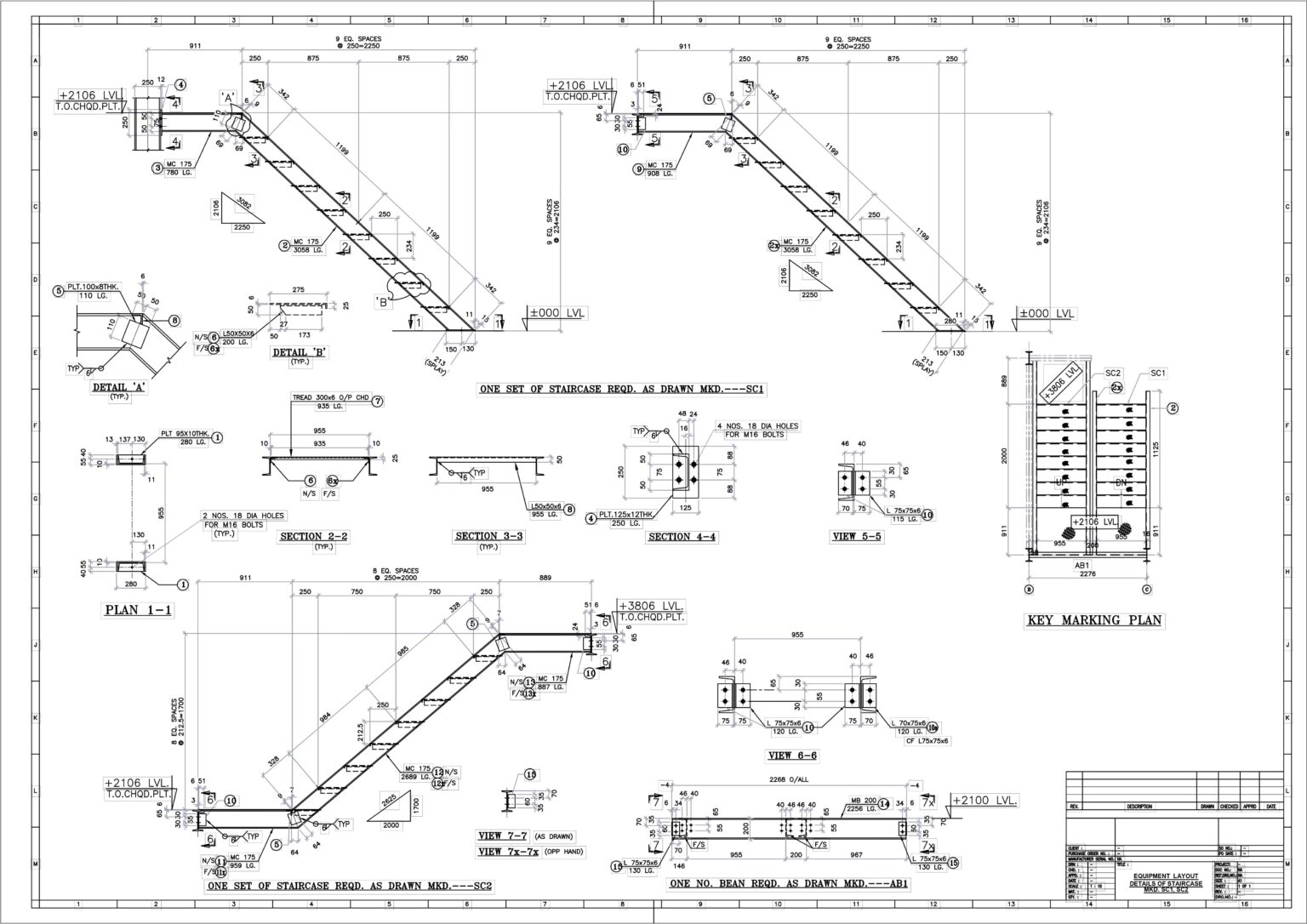 Steel Fabrication Drawing Labs