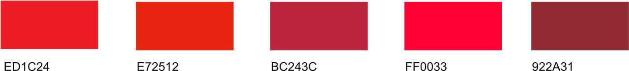 hex codes for red colors Archives Drawing Blog