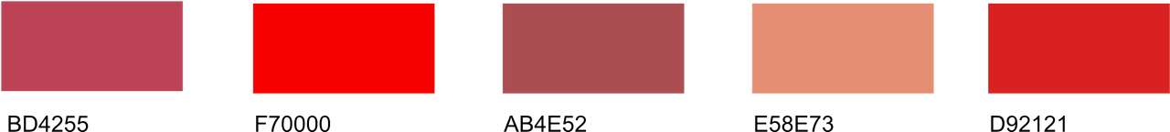 hex codes for red colors Archives Drawing Blog
