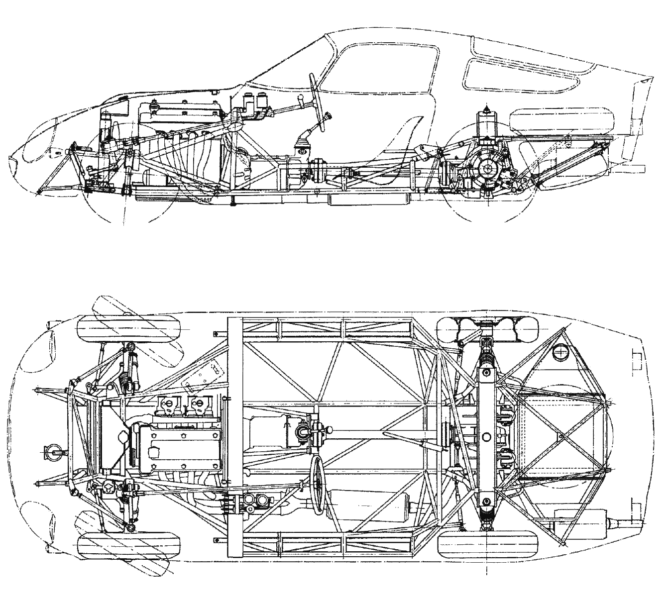 Alfa Romeo Giulia TZ Blueprint Download free blueprint for 3D modeling