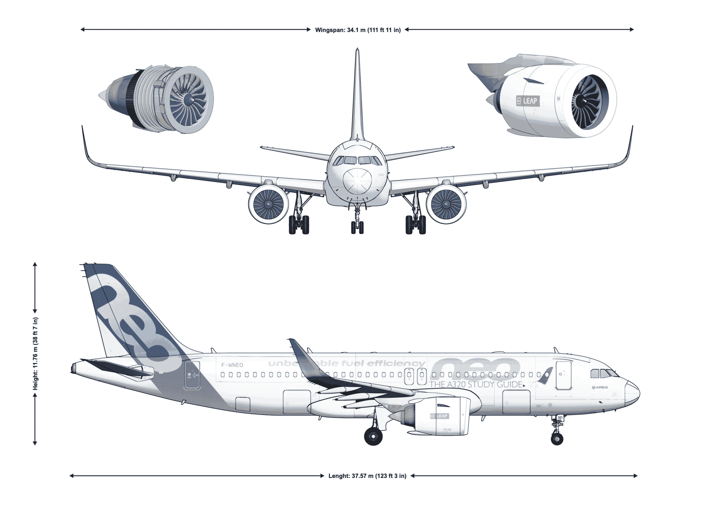 Airbus A320neo Blueprint Download Free Blueprint For 3D, 49% OFF