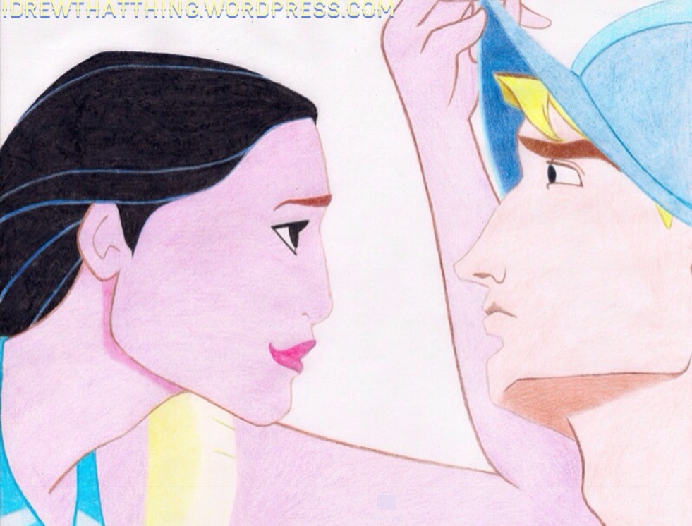 Pocahontas and John Smith