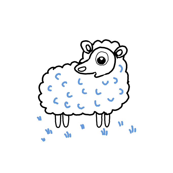 How to Draw a Sheep Step by Step Easy Drawing Guides Drawing Howtos