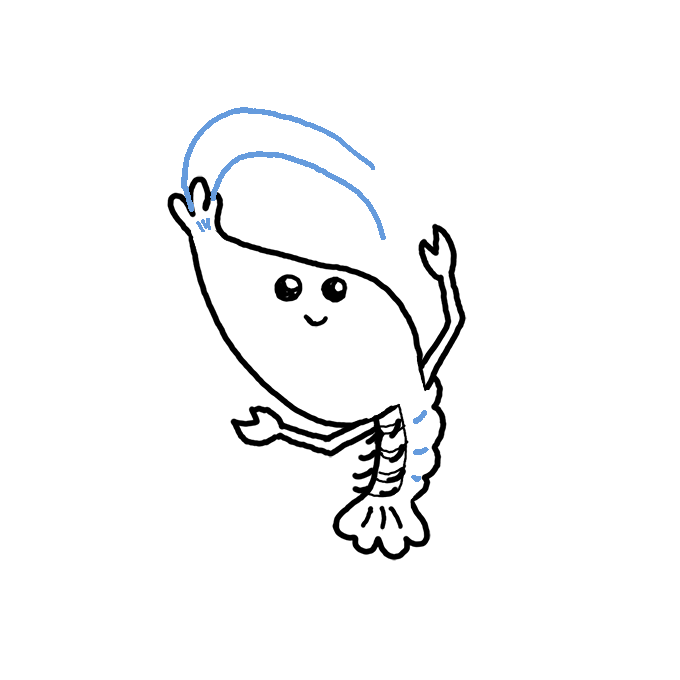 How to Draw a Shrimp Step by Step Easy Drawing Guides Drawing Howtos