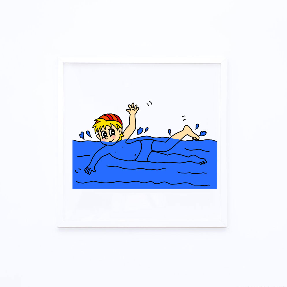 How to Draw Swimming Step by Step Easy Drawing Guides Drawing Howtos