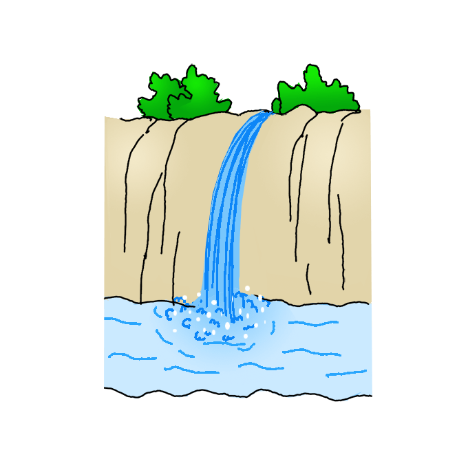 How to Draw a Waterfall Step by Step Easy Drawing Guides Drawing Howtos