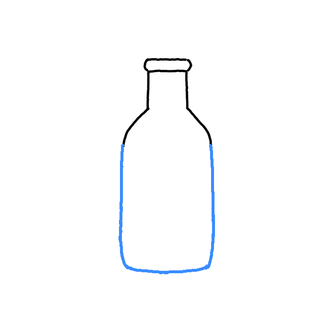 How to Draw a Milk Bottle Step by Step Easy Drawing Guides Drawing