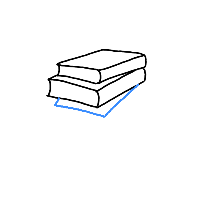 How to Draw a Stack of Books Step by Step Easy Drawing Guides Drawing Howtos